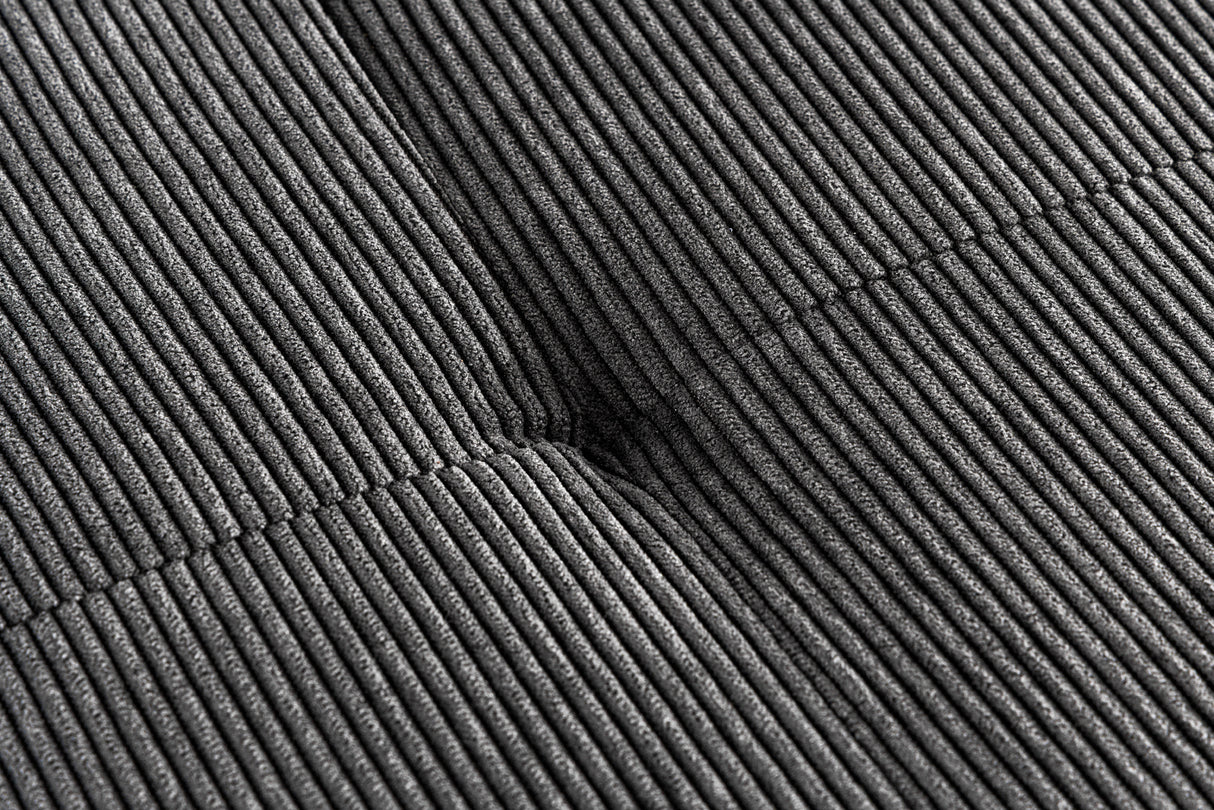 Bench BOUTIQUE 100cm cord dark grey