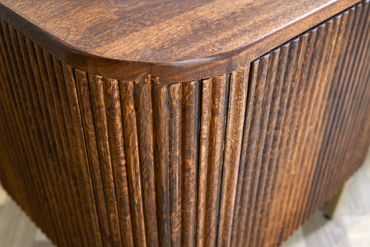 Sideboard GATSBY 160cm retro style mango gold