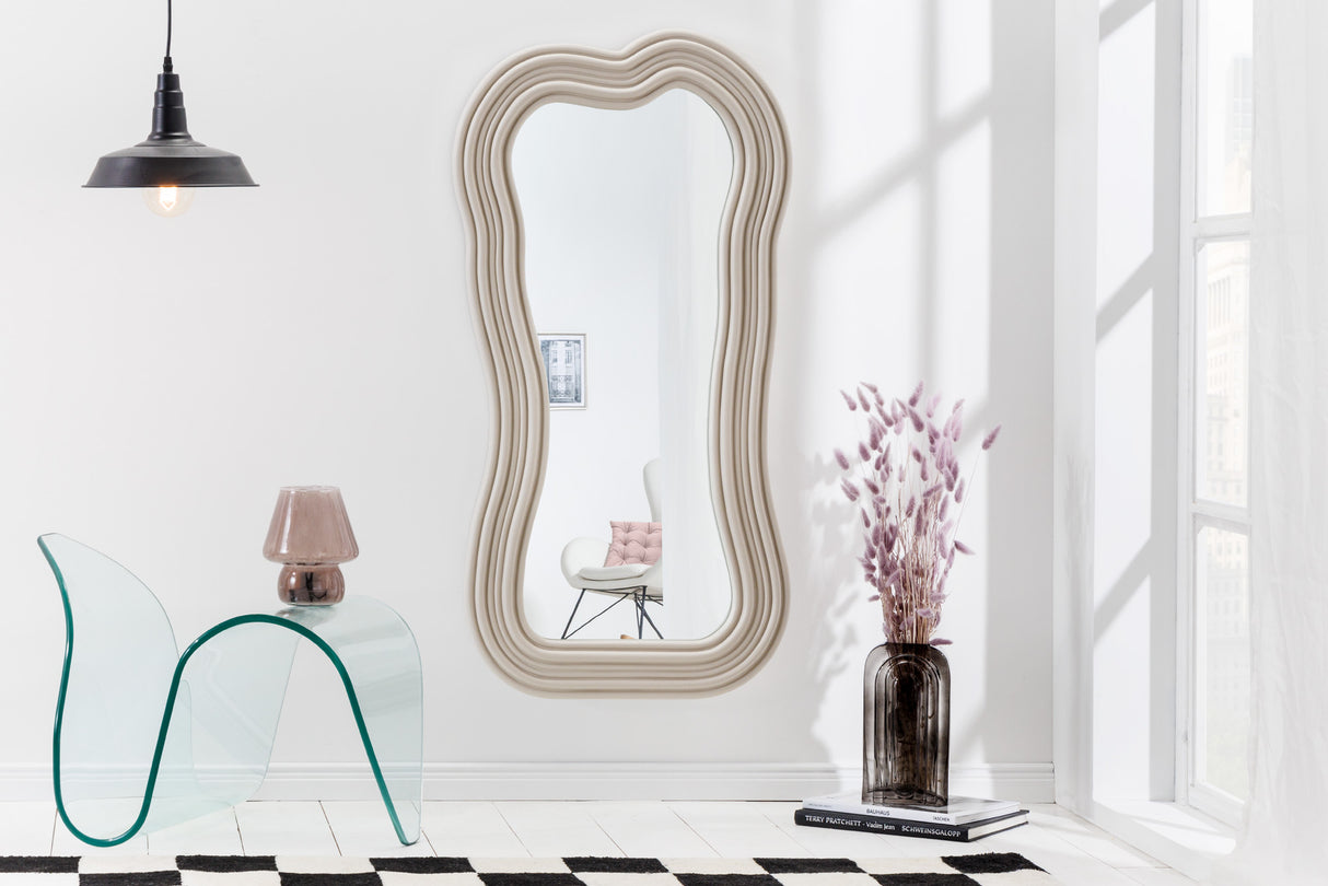 Wall mirror ALICE II 100cm greige