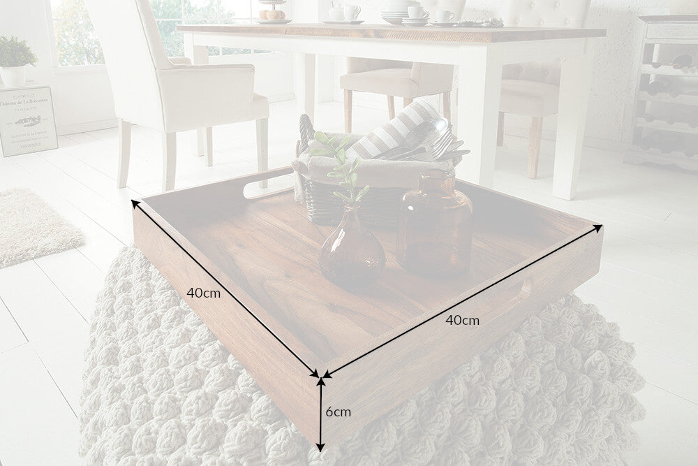 Tray CIANO 40cm acacia wood w/o frame