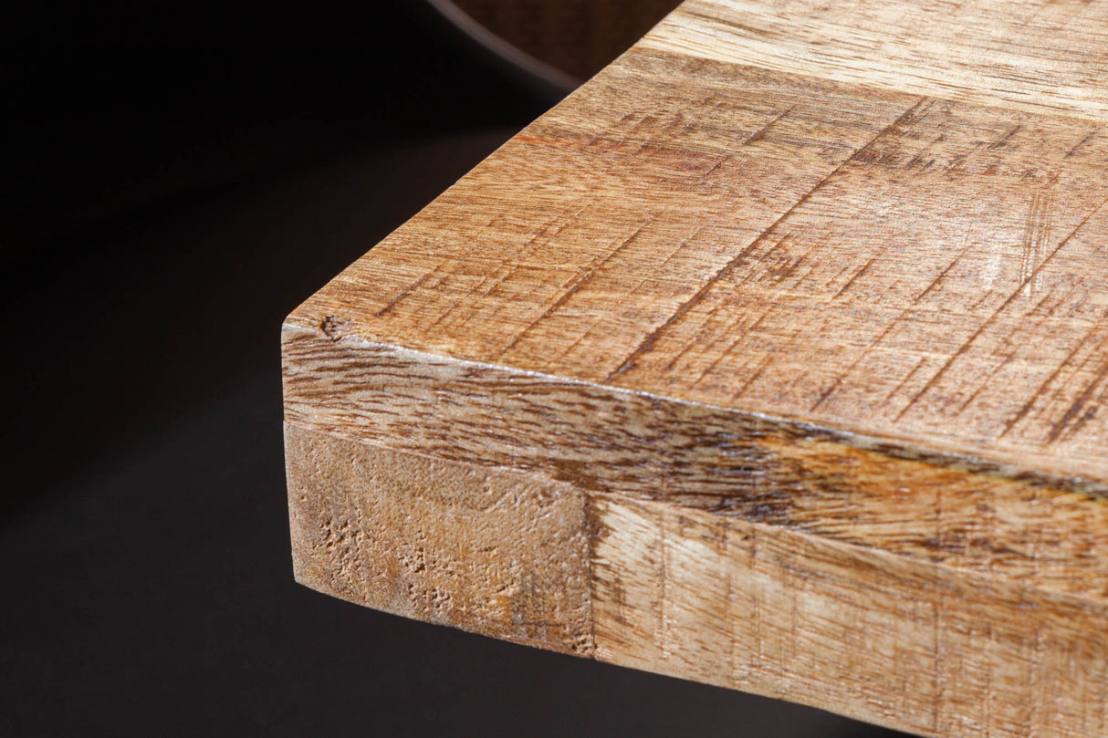Dining table IRON CRAFT 140cm U-legs mango wood
