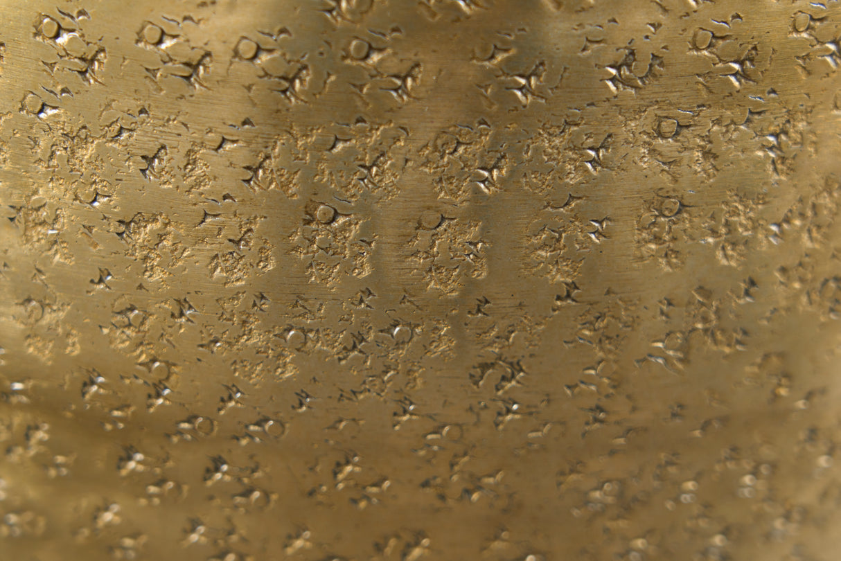 Vase ORIENTAL 50cm with hammer stroke effect gold