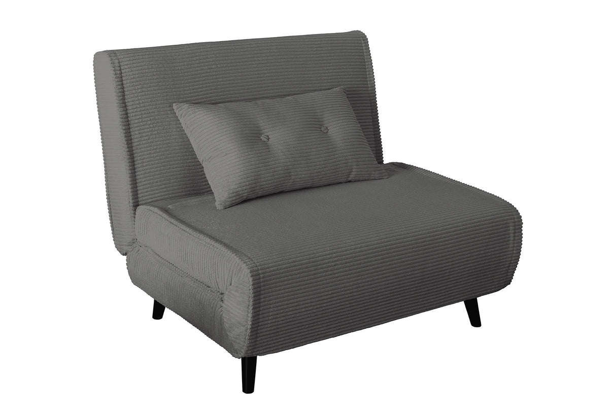 Schlafsessel SMART MULTIFUNCTION 100cm Cord grau