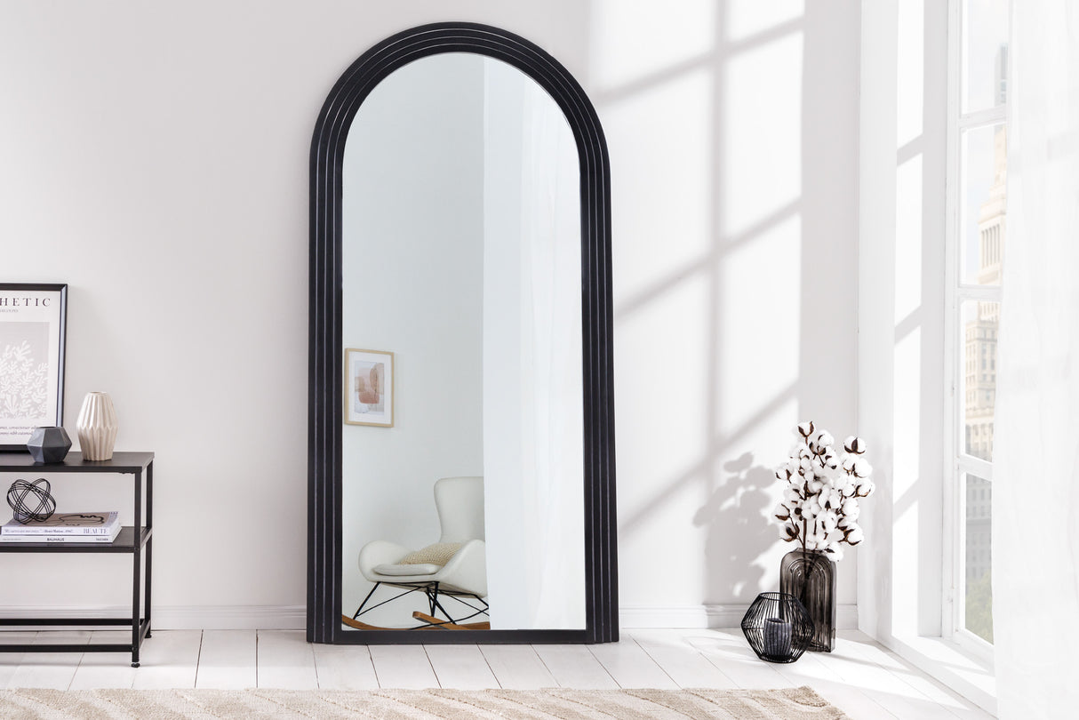 Wall mirror ART DECO 160cm black