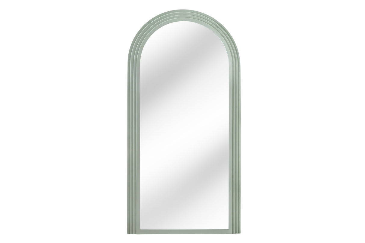 Wall mirror ART DECO 160cm sage green