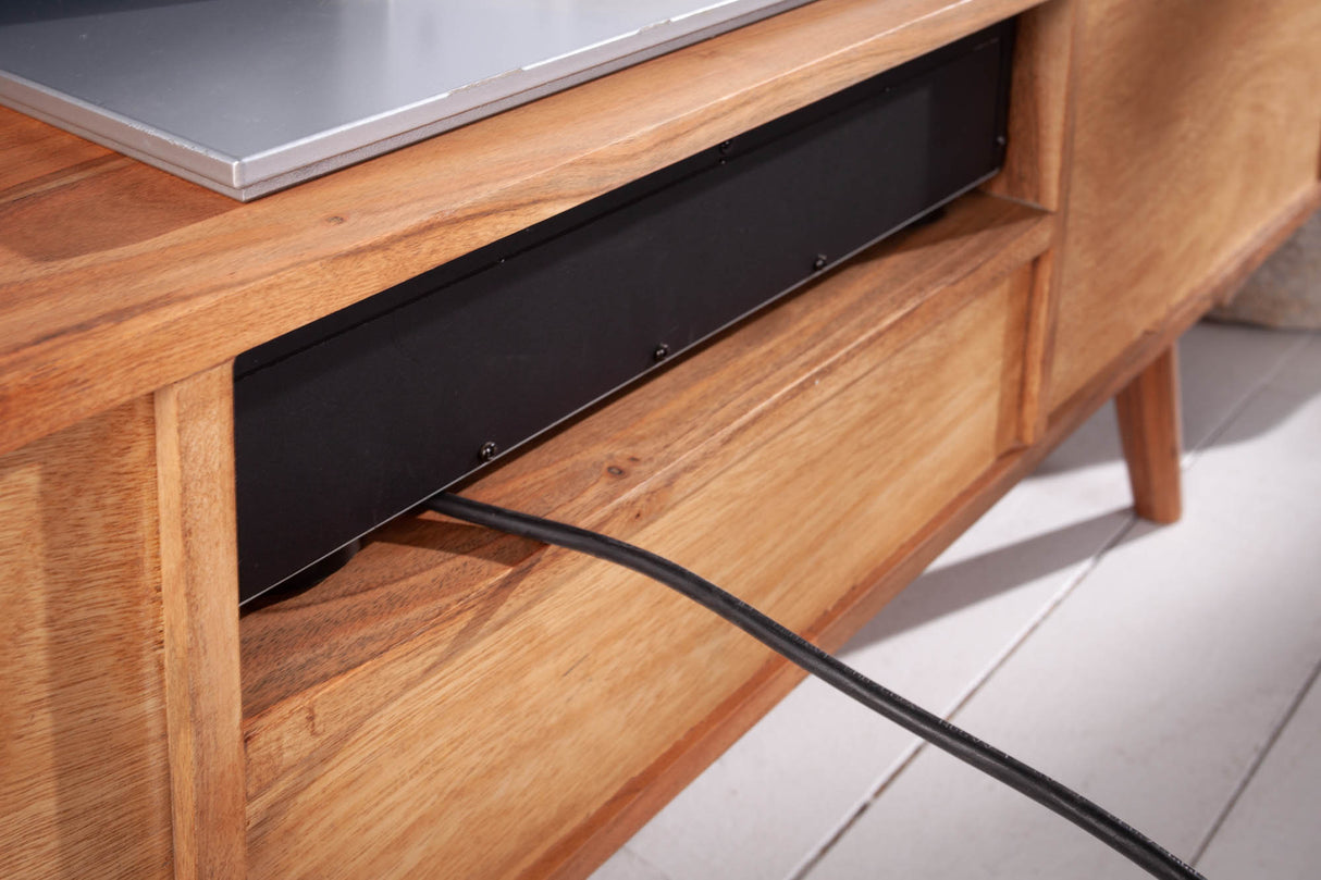 TV-Board MYSTIC LIVING 140cm acacia wood
