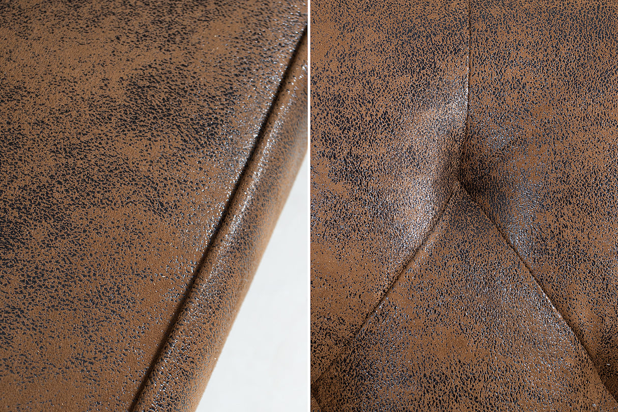 Sofa bed MAISON BELLE AFFAIRE 220cm microfibre antique brown