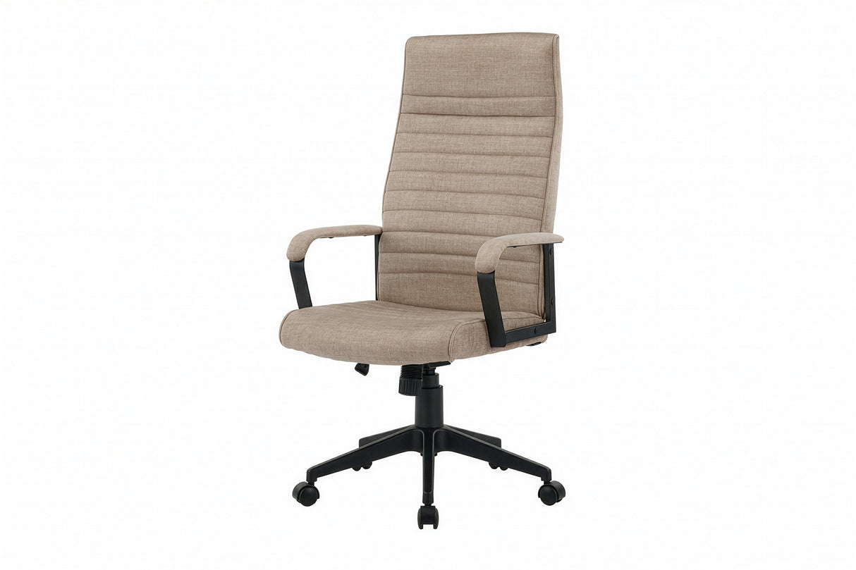 Office chair LAZIO 49-59cm w/ tilt function vogue velour velvet taupe
