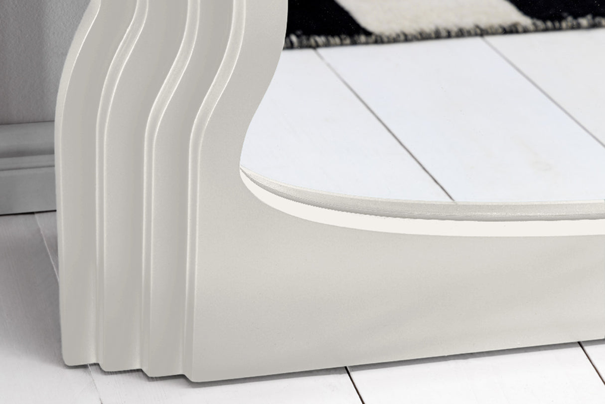 Wall mirror WAVE 160cm white