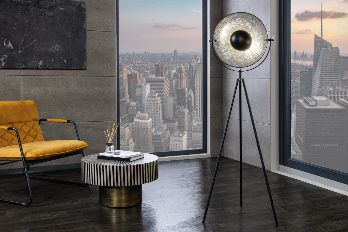 Floor lamp STUDIO 145cm black silver