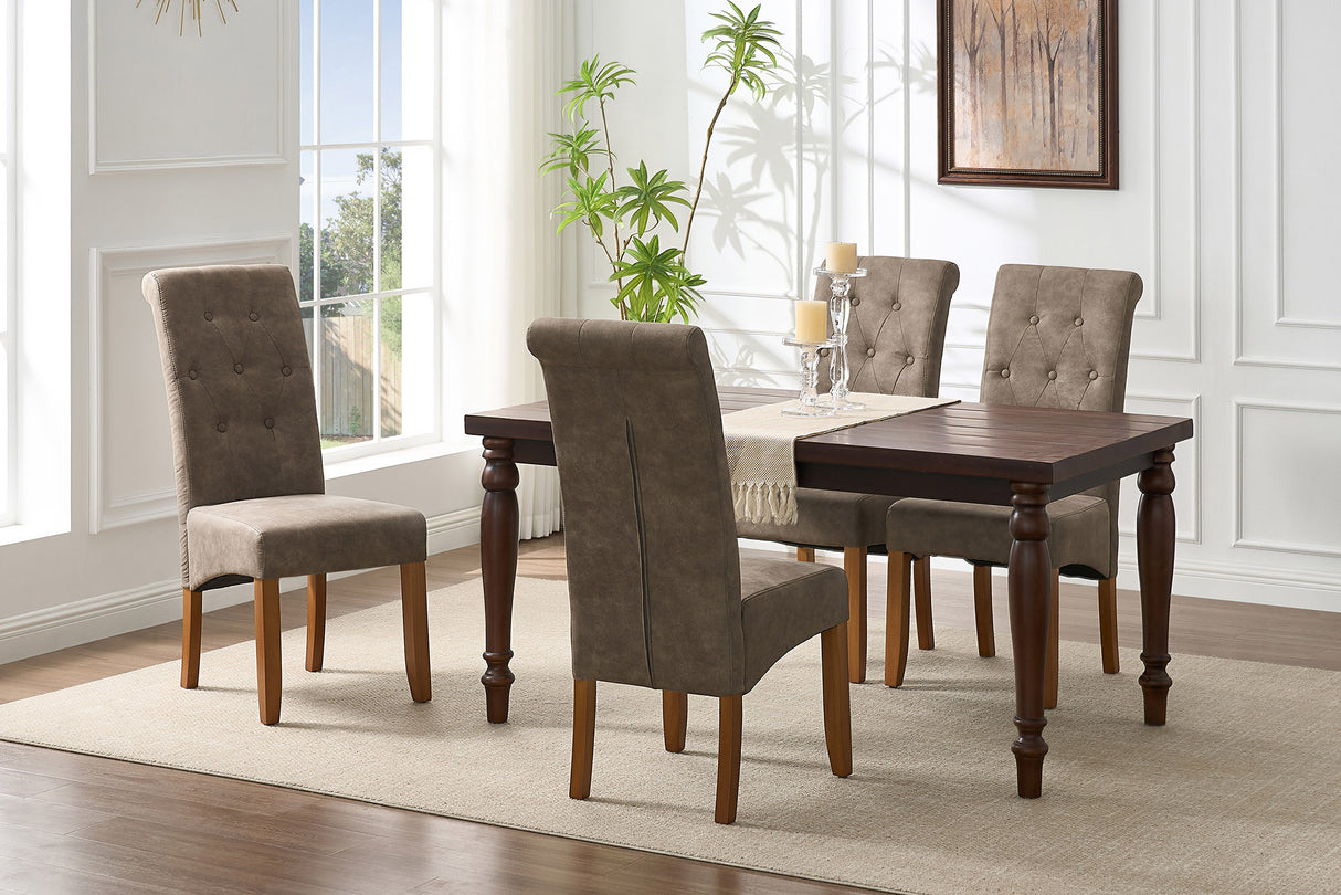 Sessel CASA mit Nackenrolle Mikrofaser taupe