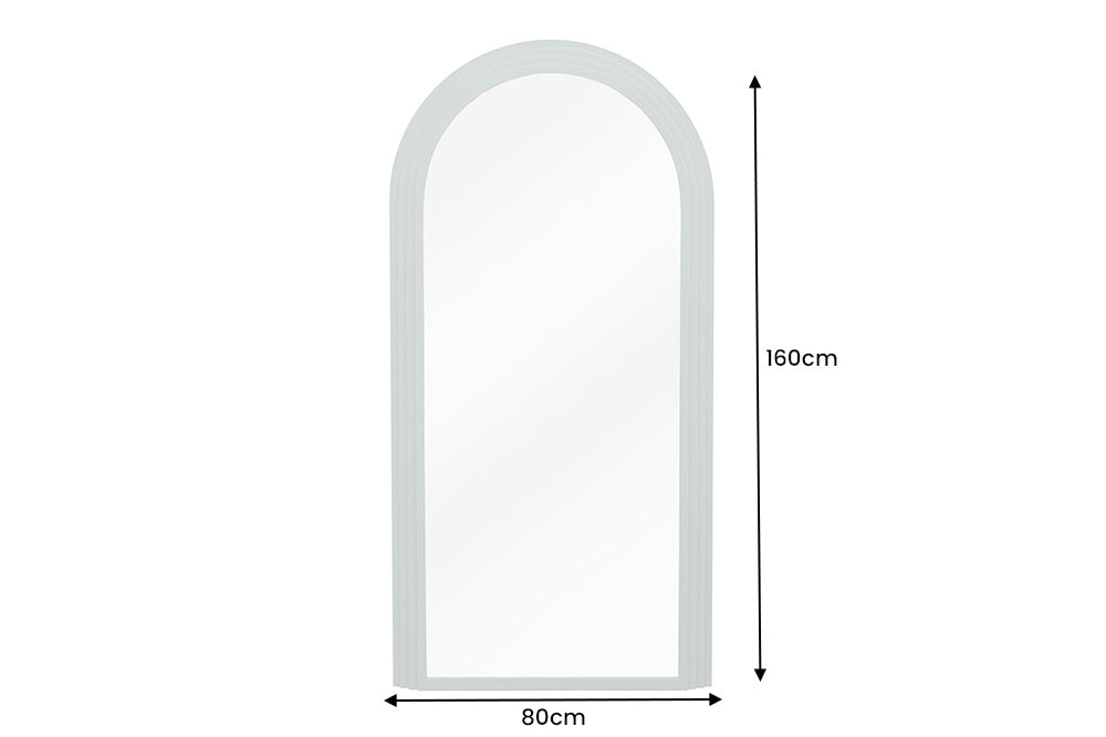 Wall mirror ART DECO 160cm sage green