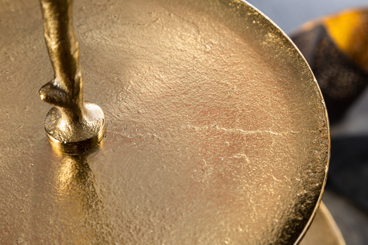 Etagere ABSTRACT 50cm 3 trays gold