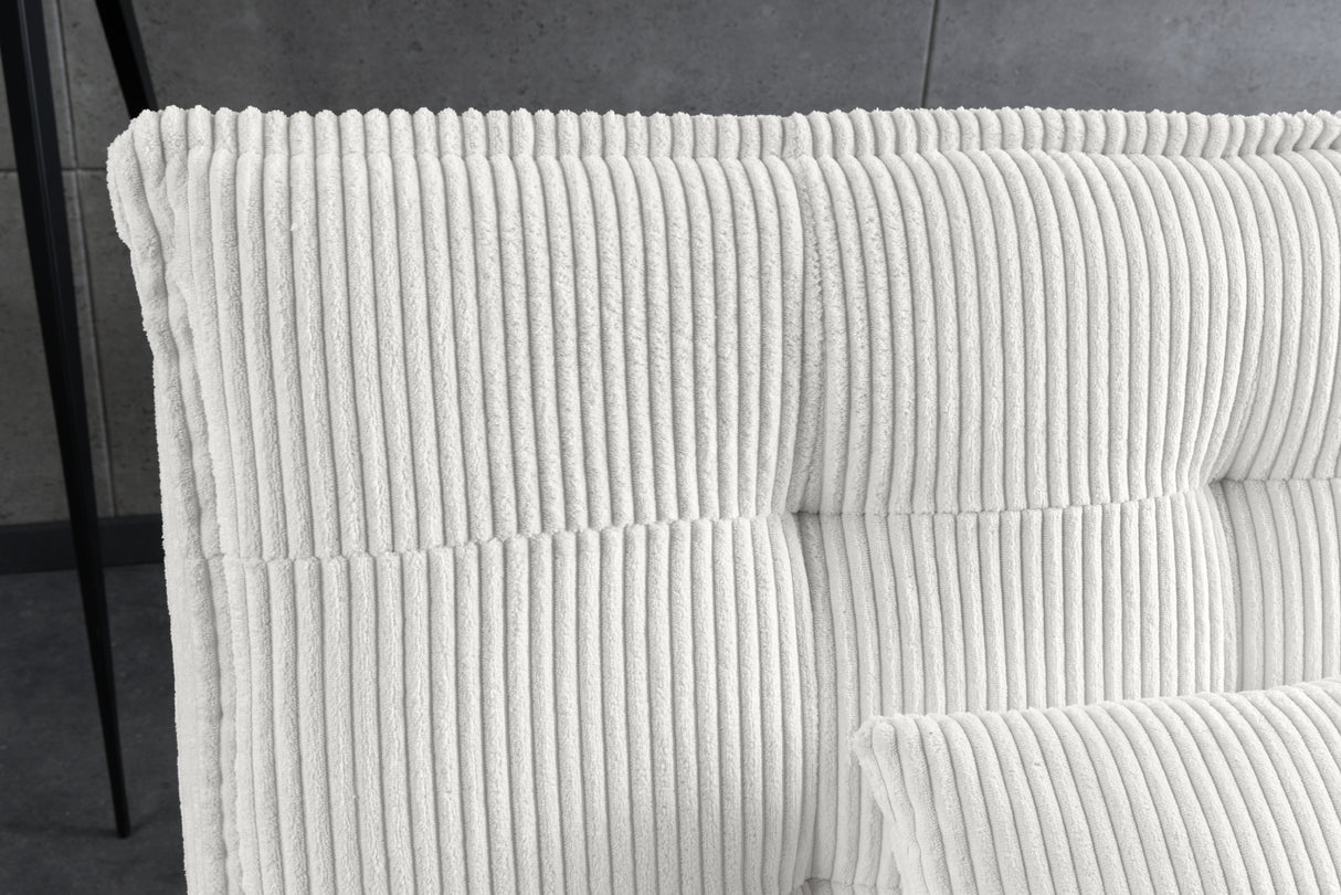 Sofa bed JAZZ 195cm 3-seater cord beige