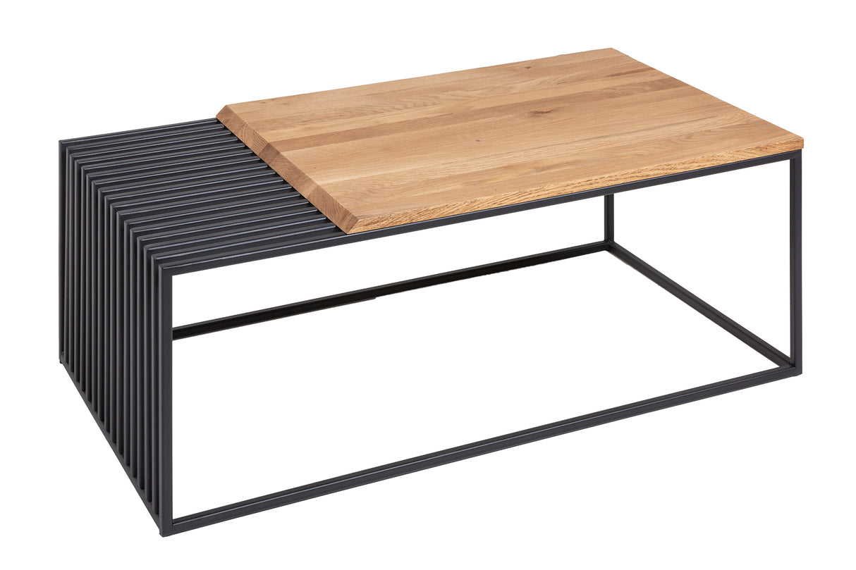 Couchtisch ARCHITECTURE 100cm Eiche und Metall