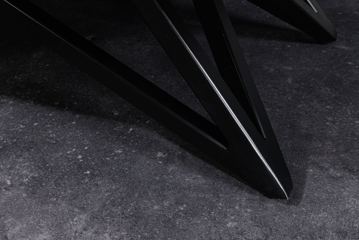 Highboard MOUNTAIN SOUL 120cm acacia natural stone look black