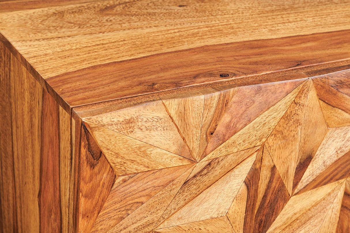 TV-Board ALPINE 160cm hängend Sheesham Holz