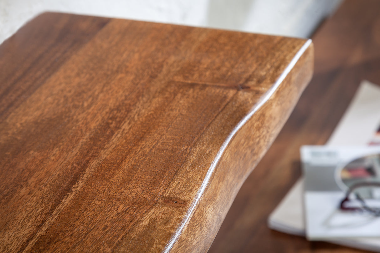 Wall shelf MAMMUT 115cm acacia wood honey finish