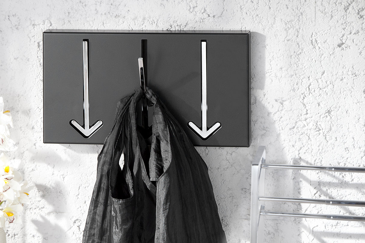 Wall coatrack ARROW 3s black