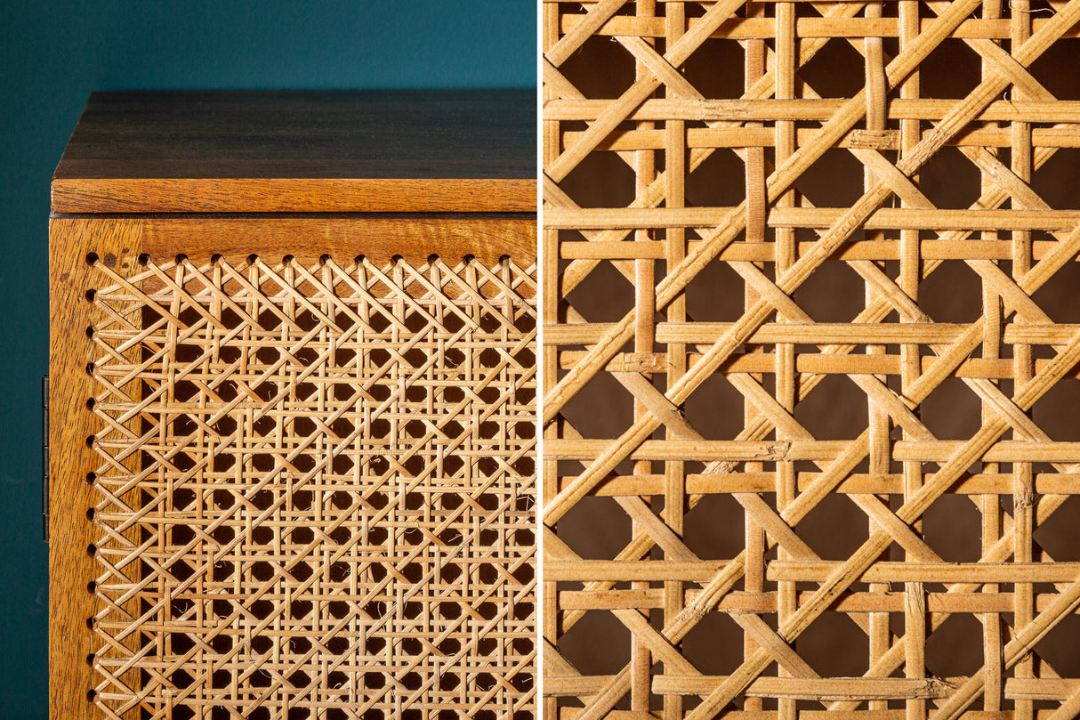 Highboard BAMBOO LOUNGE 140cm mango and bamboo