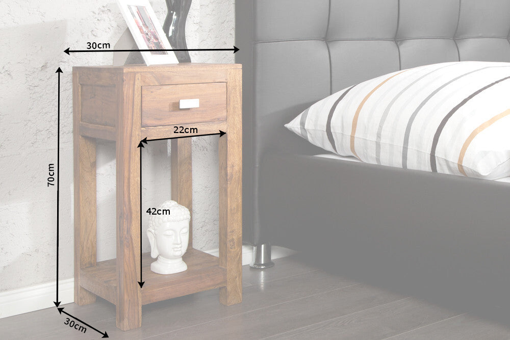 Side table LAGOS 70cm sheesham wood