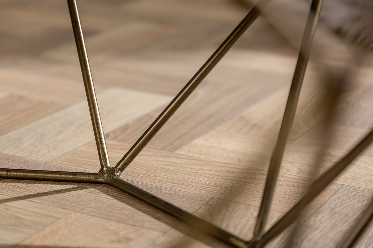 Couchtisch DIAMOND 70cm Marmor weiß