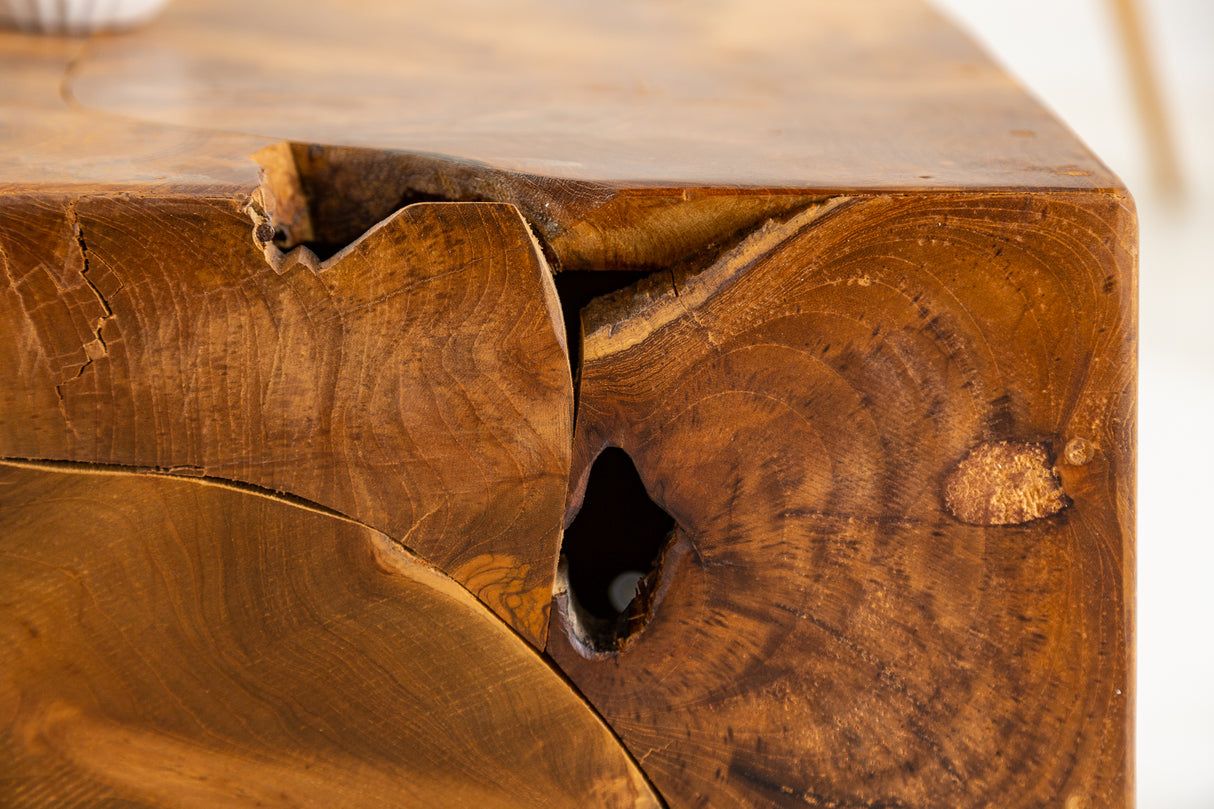 Couchtisch SQUARE 90cm Teakholz