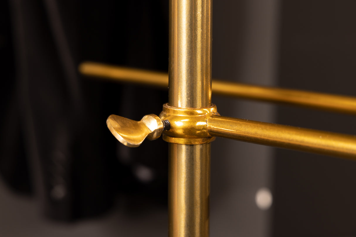 Valet Coat rack 130cm gold aluminium