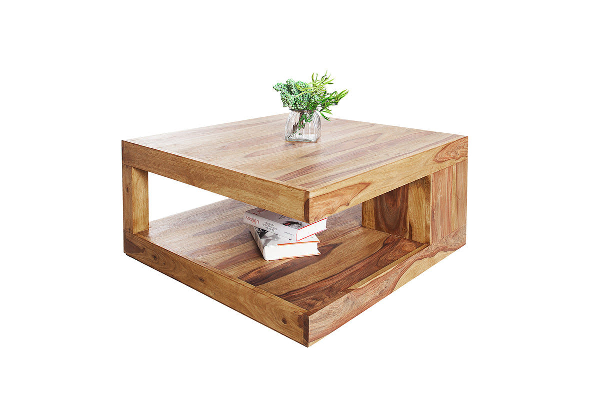 Couchtisch GIANT L 80x80cm Sheesham
