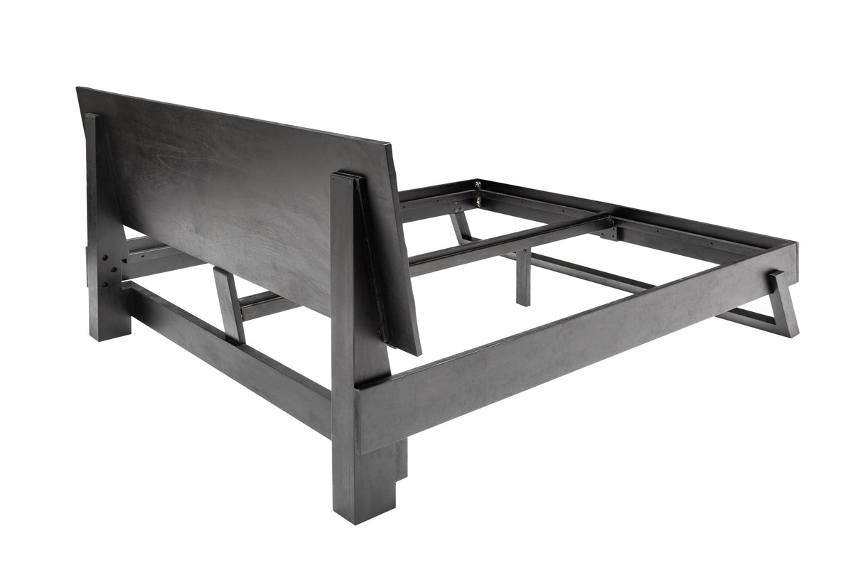 Bed SCORPION 180x200cm 3D mango wood black