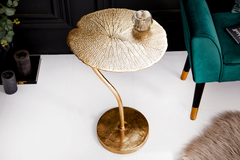 Beistelltisch LEAF 40cm gold