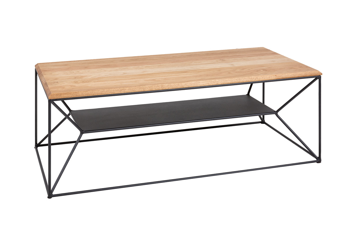 Couchtisch ARCHITECTURE 110cm Eiche und Metall