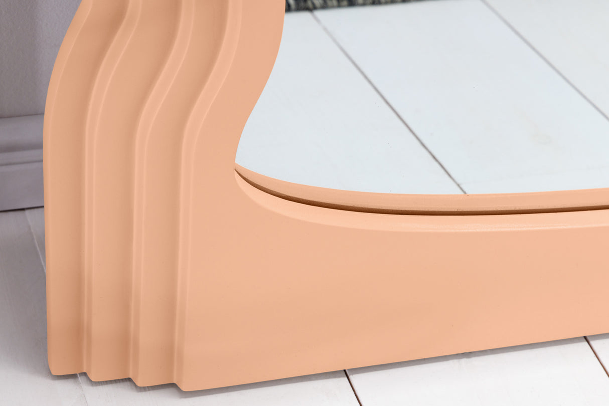 Wandspiegel WAVE 160cm apricot