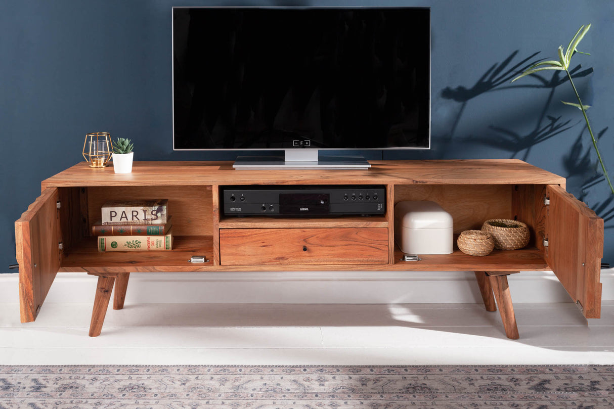 TV-Board MYSTIC LIVING 140cm acacia wood