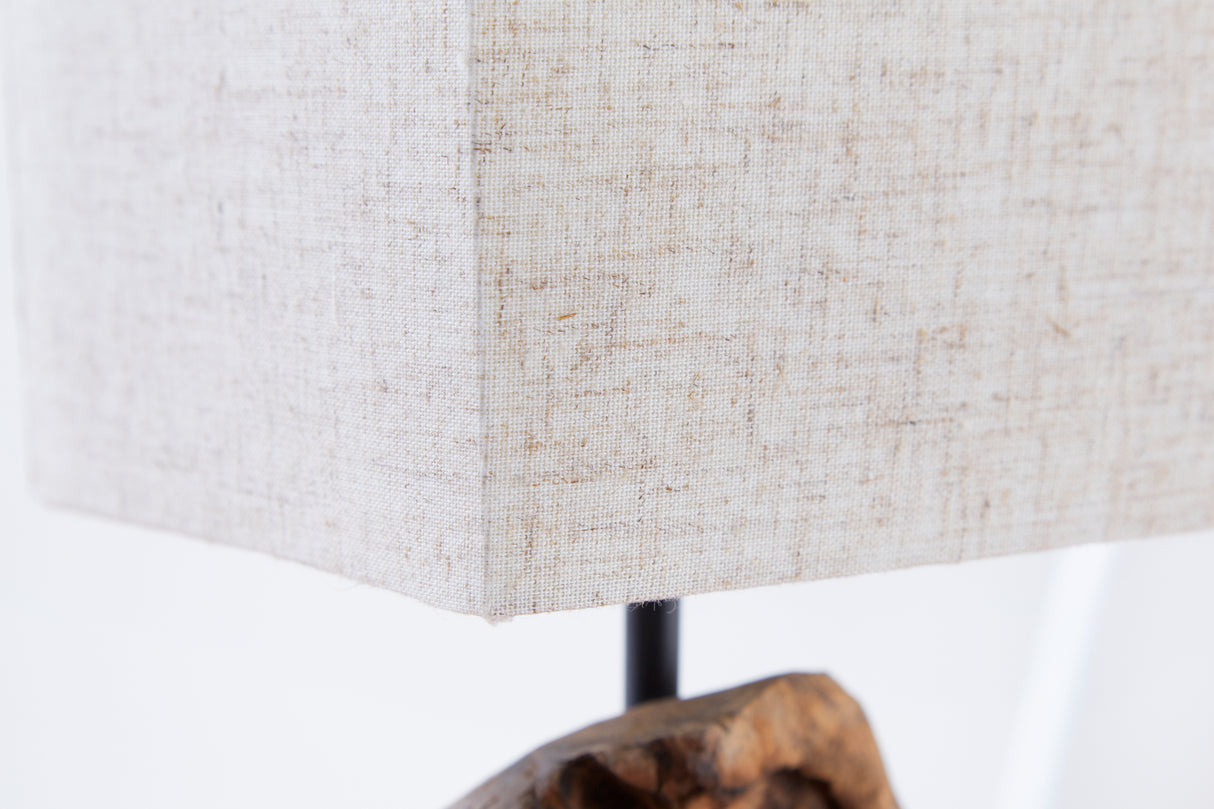 Tischlampe HYPNOTIC 45cm Treibholz beige