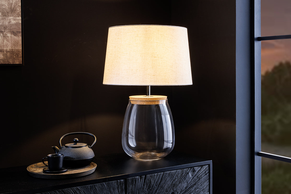 Table lamp CLASSICO 60cm glass fillable