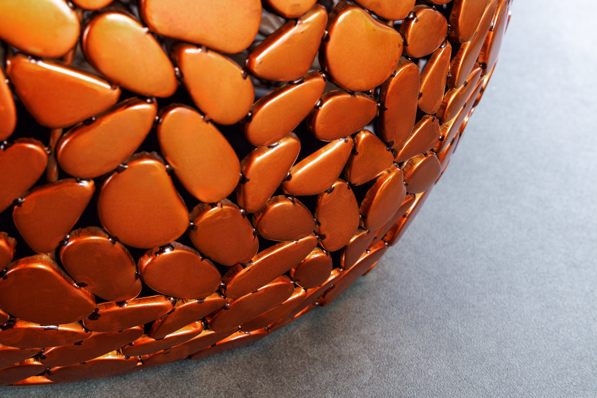 Coffee table STONE MOSAIC 75cm copper