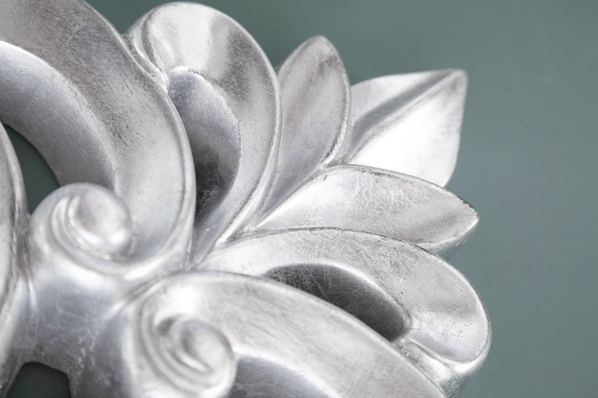 Wandspiegel VENICE BAROCK 75cm silber antik