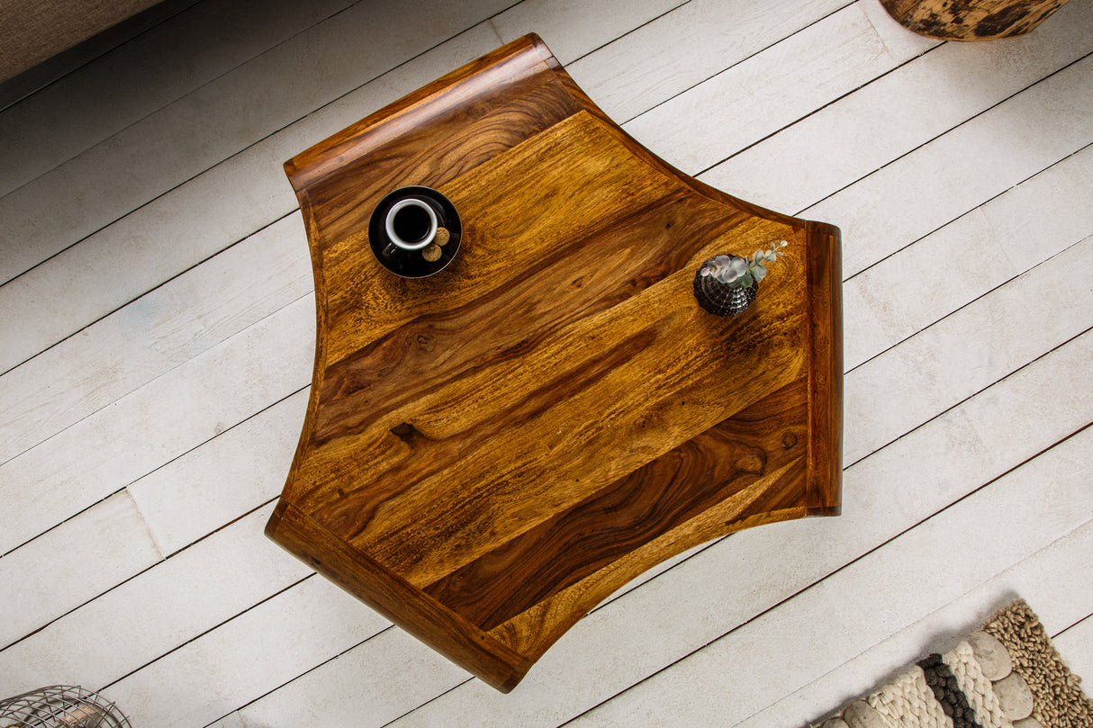 Coffee table ORGANIC LIVING 90cm sheesham wood