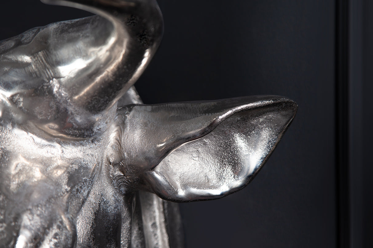 Wanddeko Stierkopf TORERO 65cm silber