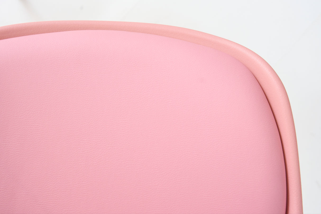 Stuhl SCANDINAVIA MASTERPIECE Kunstleder rosa