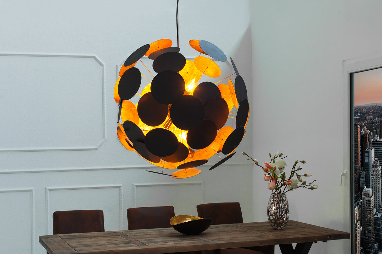 Pendant lamp INFINITY HOME 70cm black gold
