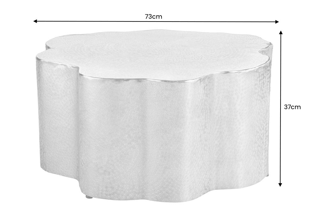 Coffee table ORGANIC ORIENT 70cm gold