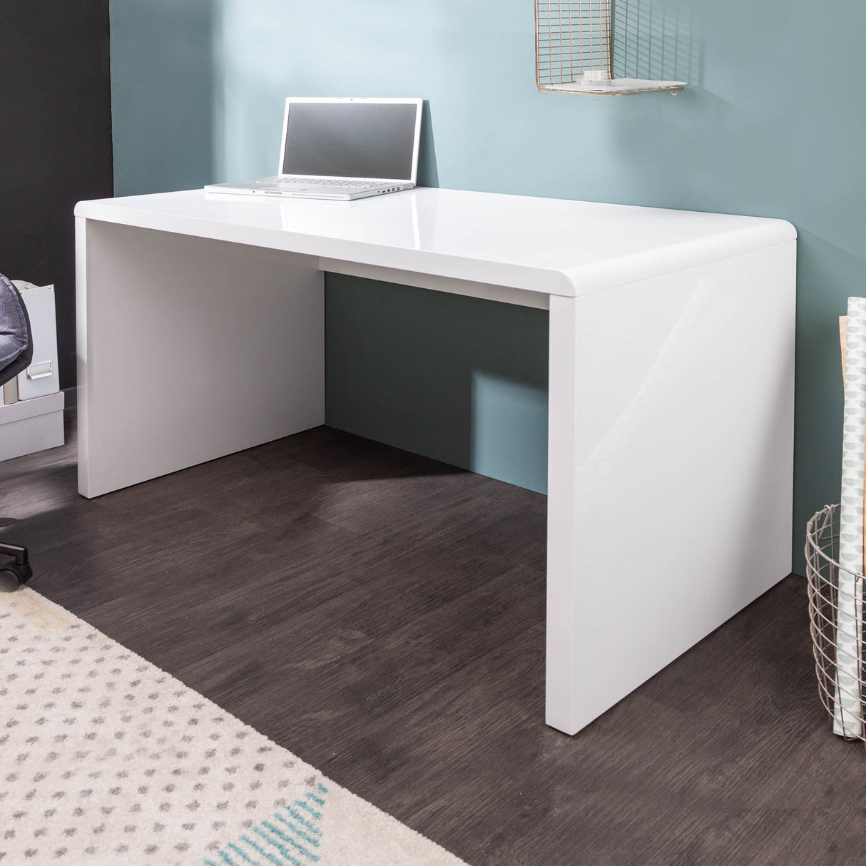 Schreibtisch Bürotisch FAST TRADE 120cm weiß