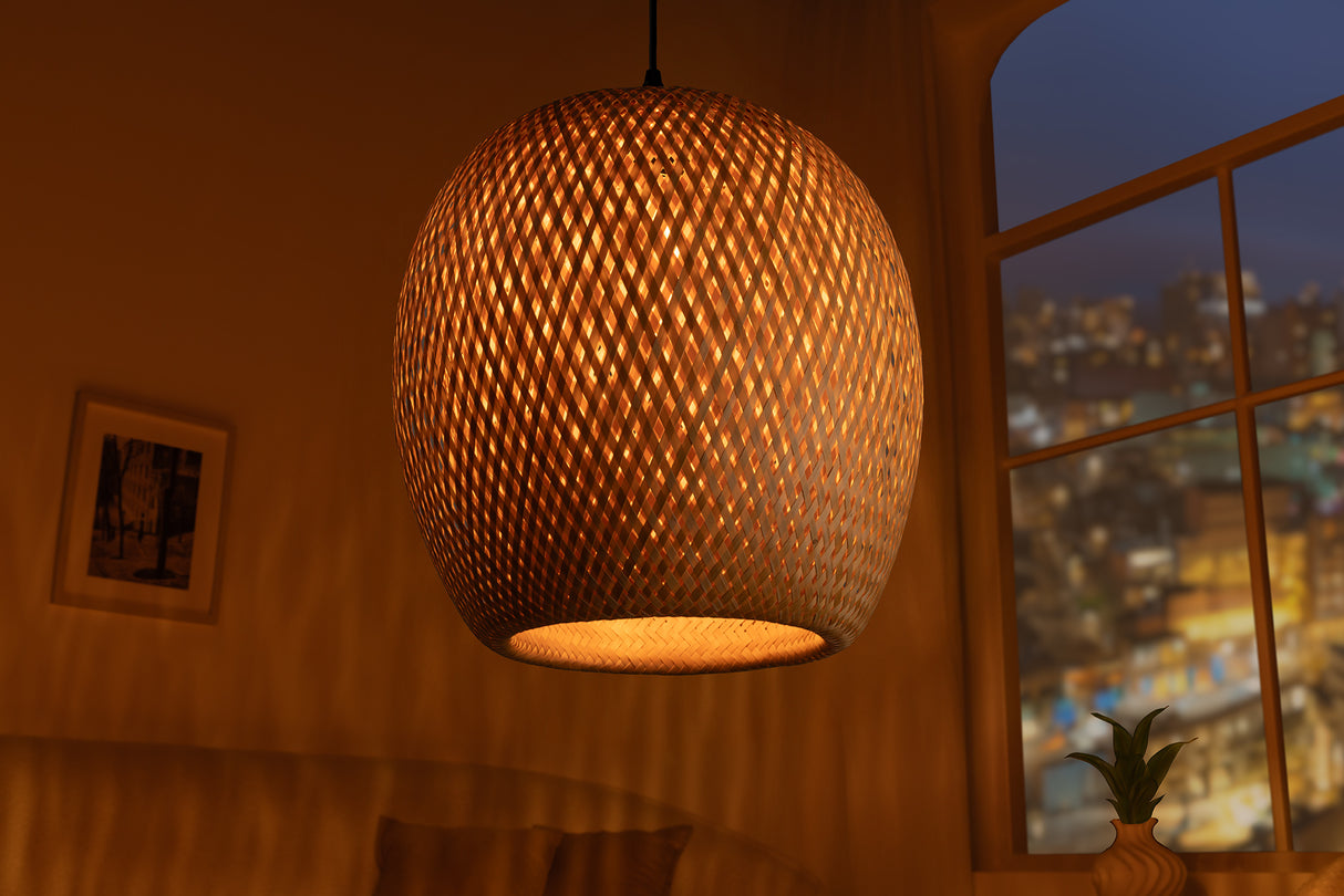 Pendant lamp ORGANIC LIVING 35cm natural bamboo