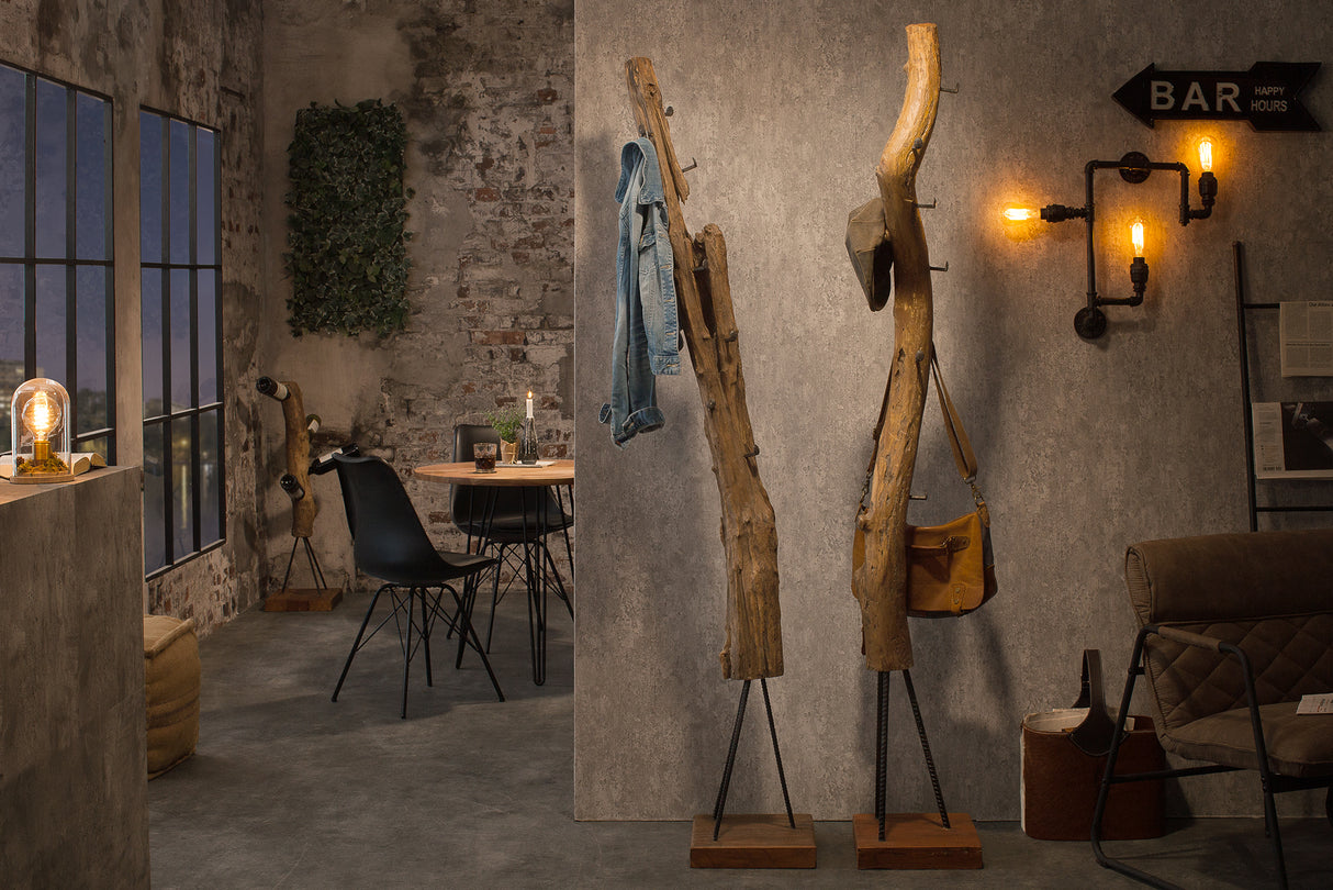 Floor coatrack HEMINGWAY 200cm teak wood