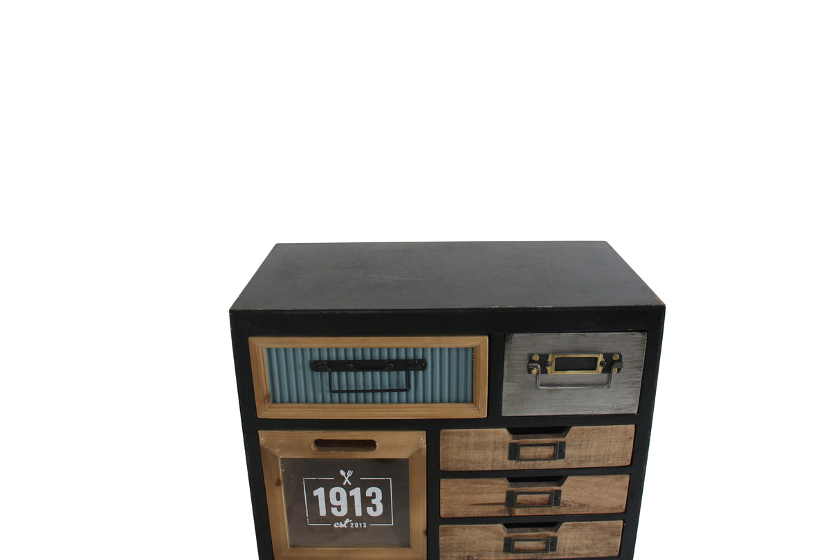 Sideboard SECRETS 95cm Kiefernholz Vintage Braun