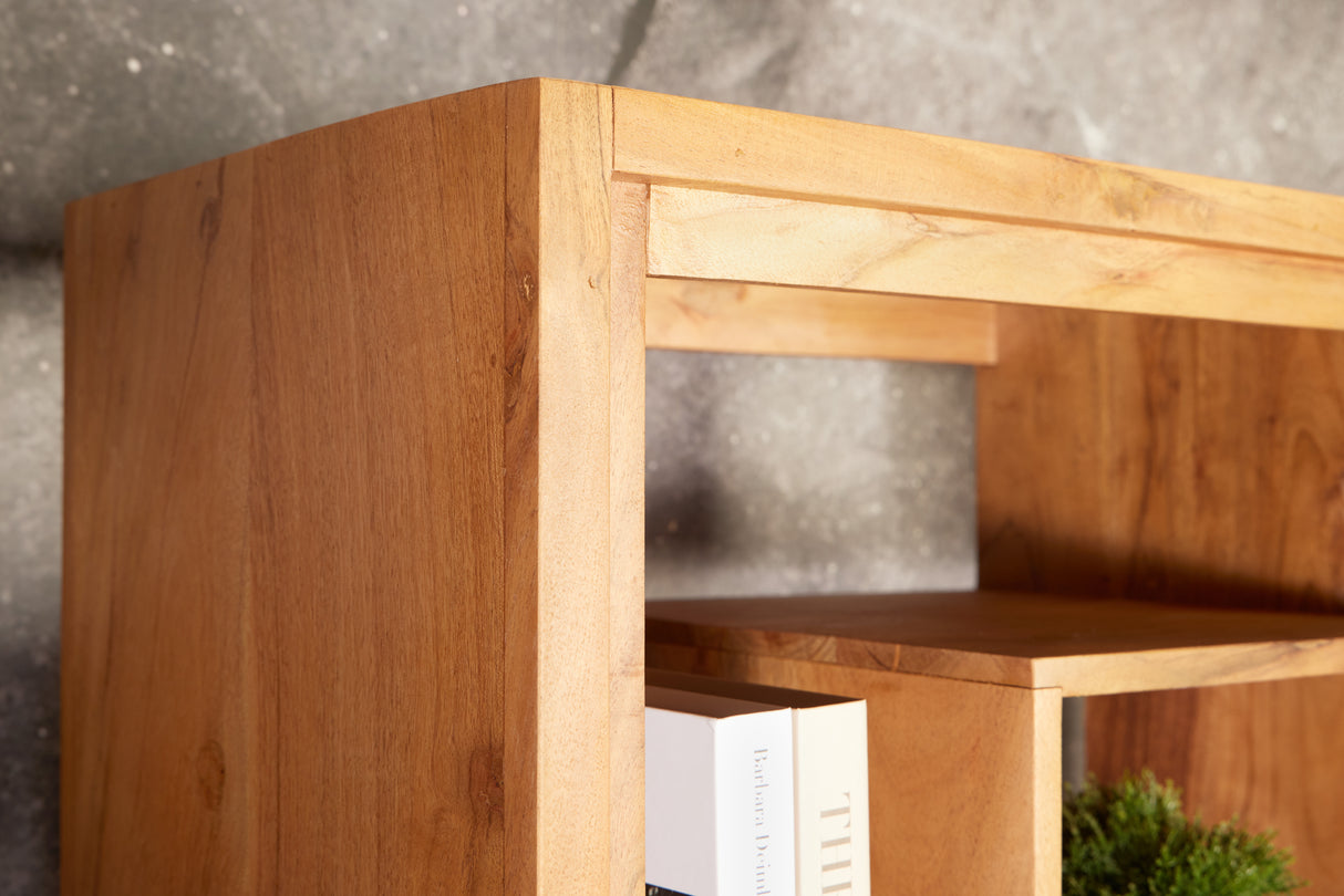 Shelf CUBUS 190x88cm acacia wood honey finish