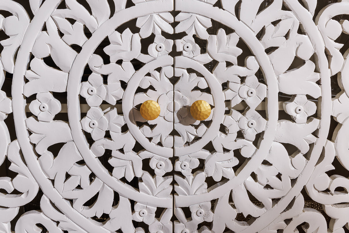 Sideboard MARRAKECH 170cm white mango wood