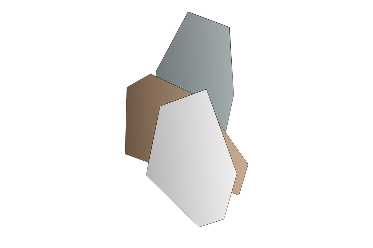 Wandspiegel GEOMETRIC II 125 cm mehrfarbig
